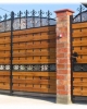 Poarta monumentala din Fier Forjat placat cu lemn